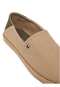 TOMMY HILFIGER - Tommy Hilfiger Espadryle FM0FM05353 Beżowy. Kolor: beżowy. Materiał: materiał #5