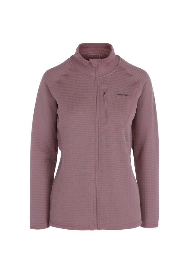 Viking - Bluza damska VIKING Admont Full Zip Lady rozpinana. Kolor: różowy