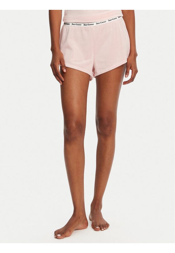 Juicy Couture Szorty piżamowe Austyn JCLHS125502 Różowy Regular Fit. Kolor: różowy. Materiał: syntetyk