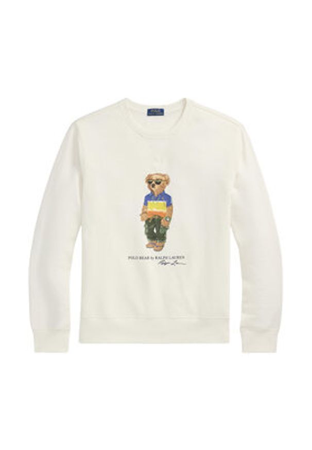 Polo Ralph Lauren Bluza 710973146001 Biały Regular Fit. Typ kołnierza: polo. Kolor: biały. Materiał: bawełna