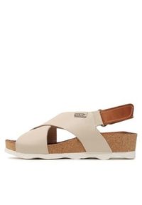 Pikolinos Sandały W9E-0912 Écru. Materiał: skóra