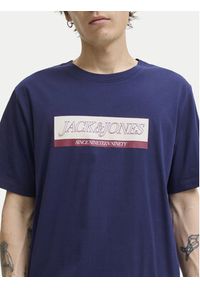Jack & Jones - Jack&Jones T-Shirt Rinwood 12283628 Niebieski Regular Fit. Kolor: niebieski. Materiał: bawełna