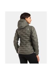 Damska kurtka puchowa Kilpi Alberta. Kolor: zielony. Materiał: nylon. Sezon: zima. Sport: narciarstwo #1