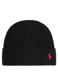 Polo Ralph Lauren Czapka 449959346001 Czarny. Kolor: czarny. Materiał: wełna #1