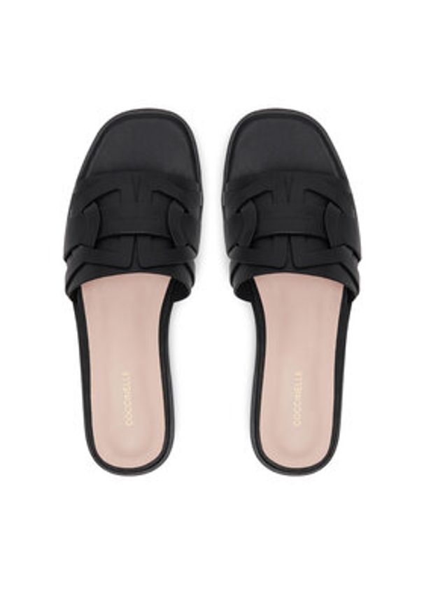 Coccinelle Klapki E4 SVP 17 01 01 Czarny. Kolor: czarny. Materiał: skóra