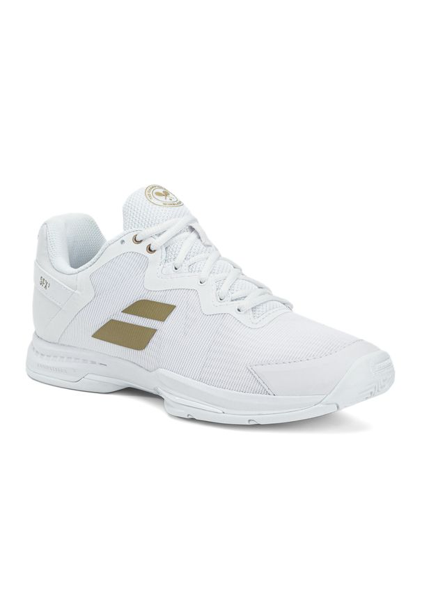 Buty do tenisa męskie Babolat 22 SFX3 All Court Wimbledon. Kolor: biały. Sport: tenis