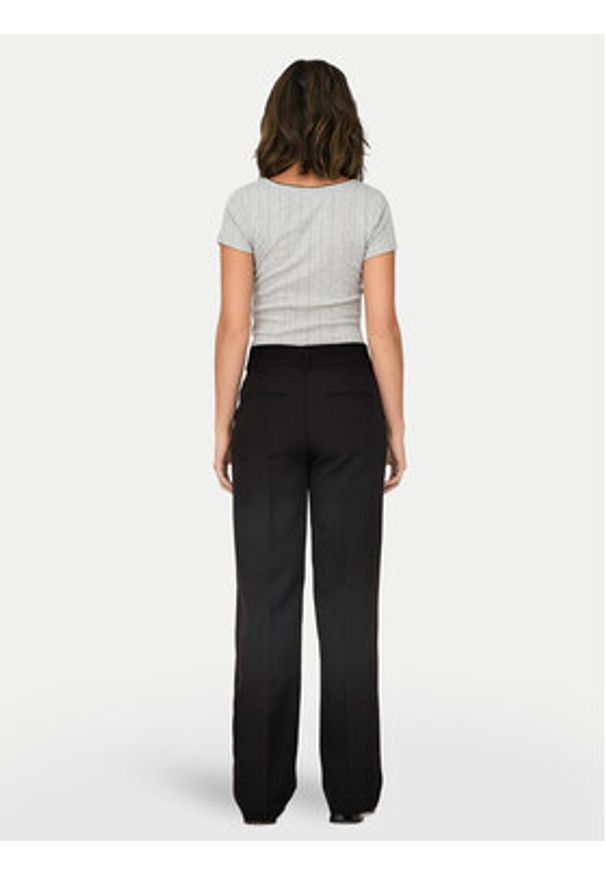 only - ONLY Spodnie materiałowe Kayle 15324532 Czarny Straight Fit. Kolor: czarny. Materiał: syntetyk