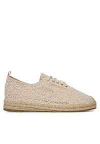 DeeZee Espadryle 3H33549-1 Beżowy. Kolor: beżowy. Materiał: materiał