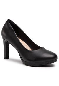 Clarks Czółenka Ambyr Joy 261577644 Czarny. Kolor: czarny. Materiał: skóra #8