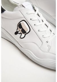Karl Lagerfeld - Sneakersy męskie skórzane KARL LAGERFELD. Materiał: materiał, skóra. Wzór: aplikacja #5
