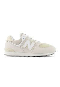 Buty New Balance Jr GC574FOG różowe. Okazja: na co dzień. Kolor: różowy. Materiał: materiał, syntetyk. Szerokość cholewki: normalna. Model: New Balance 574 #2