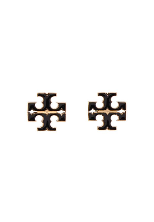 Tory Burch Kolczyki 177397 Czarny. Materiał: ze stali, ze stali nierdzewnej. Kolor: czarny