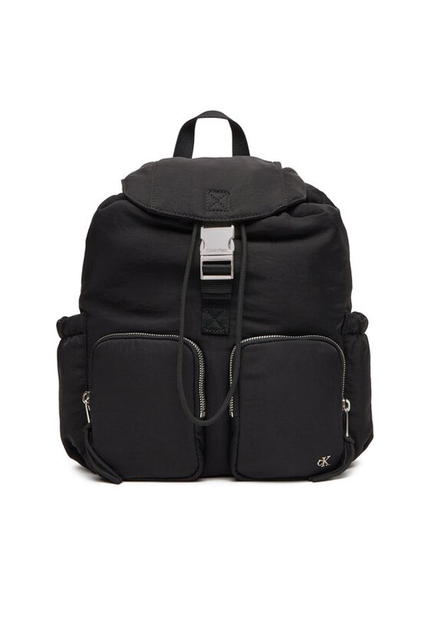 Calvin Klein Plecak LV04K3214G Czarny. Kolor: czarny. Materiał: materiał, nylon