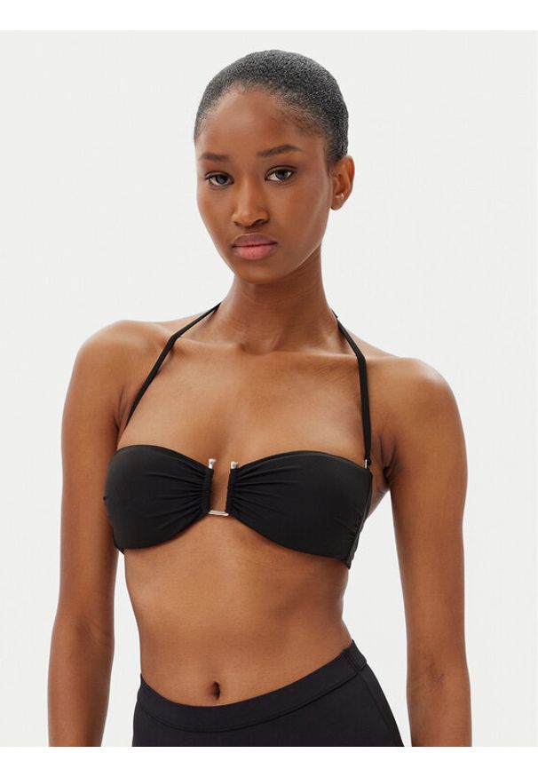 Max Mara Beachwear Góra od bikini Amelia 2516821199 Czarny. Kolor: czarny. Materiał: syntetyk