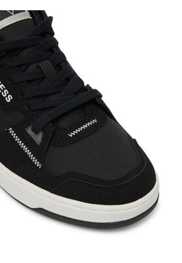 Guess Sneakersy FMJVIN ELL12 Czarny. Kolor: czarny. Materiał: skóra