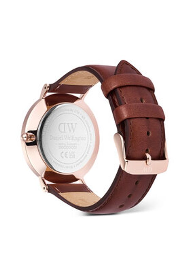 Daniel Wellington Zegarek Classic Day Display 40 DW00100830 Różowe złoto. Kolor: złoty, wielokolorowy, różowy