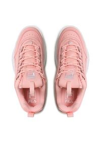 Fila Sneakersy Disruptor Wmn 1010302.40063 Różowy. Kolor: różowy. Materiał: skóra