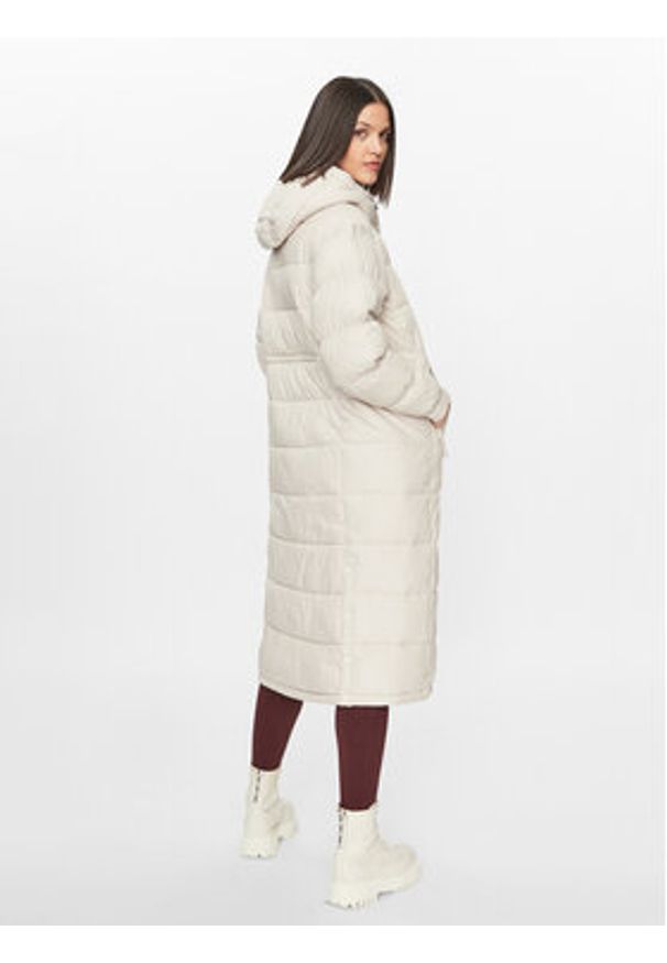 columbia - Columbia Kurtka zimowa Pike Lake™ II Long Jacket Écru Regular Fit. Kolor: kremowy. Materiał: syntetyk. Sezon: zima