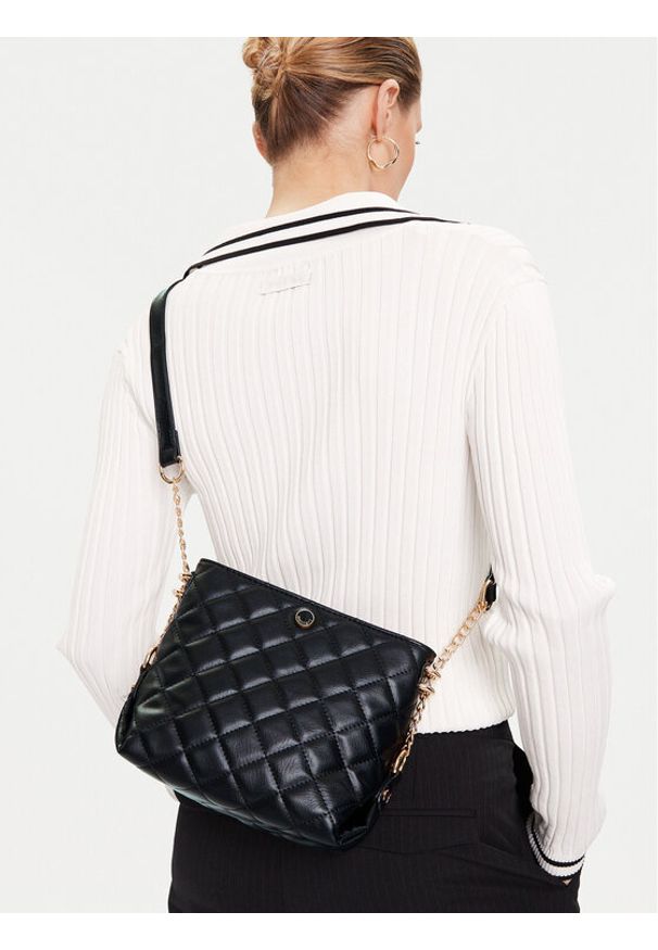 Monnari Torebka TORIMP0-24Z-BAG4610-K020 Czarny. Kolor: czarny. Materiał: skórzane