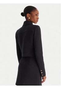 Elisabetta Franchi Marynarka GI-159-57E2-V750 Czarny Regular Fit. Kolor: czarny. Materiał: syntetyk #2