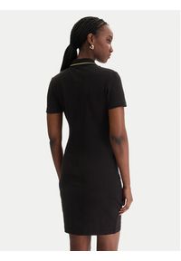 Versace Jeans Couture Sukienka codzienna 80HAOT03 CJ01T Czarny Slim Fit. Okazja: na co dzień. Kolor: czarny. Materiał: bawełna. Typ sukienki: proste. Styl: casual #4