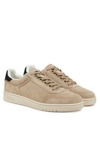 Polo Ralph Lauren Sneakersy 809960927003 Beżowy. Kolor: beżowy. Materiał: zamsz, skóra #4