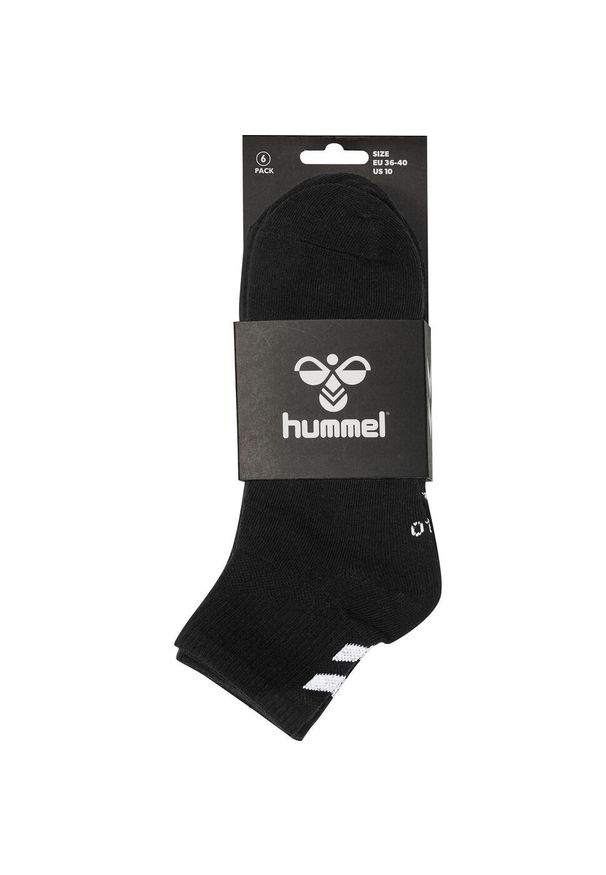 Hummel Skarpetki ZESTAW 6-Pack Z SZEWRONAMI MID CUT. Kolor: czarny