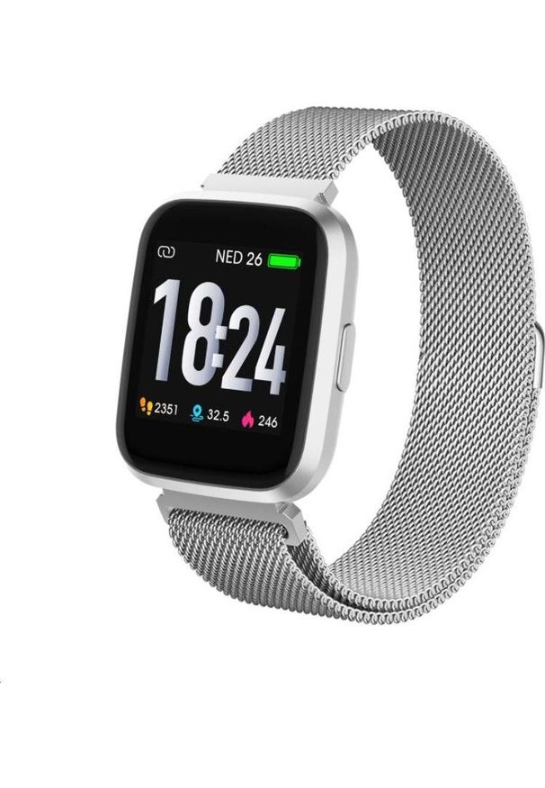 Smartwatch iGET Fit F30 Srebrny (F30 Silver). Rodzaj zegarka: smartwatch. Kolor: srebrny