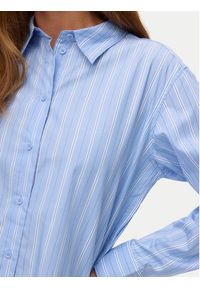 Vero Moda Koszula Elina 10336329 Niebieski Loose Fit. Kolor: niebieski. Materiał: bawełna #3