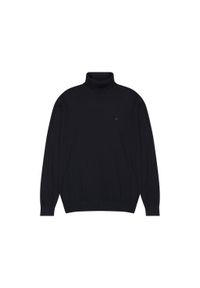 Wrangler - WRANGLER MĘSKA BLUZA TURTLENECK DARK NAVY 112357296