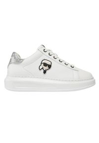 Karl Lagerfeld - KARL LAGERFELD Białe sneakersy Kapri Nft Lo Lace. Kolor: biały #6