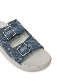 Karl Lagerfeld - KARL LAGERFELD Klapki Kapri Slide KL62505A Niebieski. Kolor: niebieski. Materiał: materiał #5