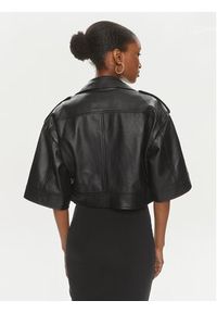 Versace Jeans Couture Kurtka skórzana 76HAVP02 Czarny Regular Fit. Kolor: czarny. Materiał: skóra #6