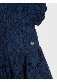 Guess Sukienka elegancka A3RK29 WF6J0 Granatowy Regular Fit. Kolor: niebieski. Materiał: bawełna. Styl: elegancki #4