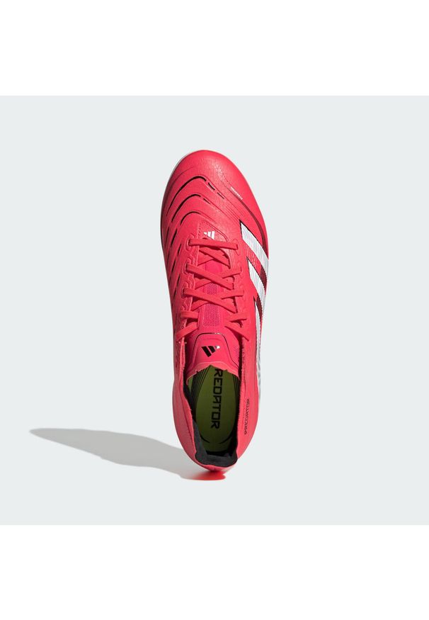 Adidas - Buty Predator League AG. Kolor: biały, czerwony, wielokolorowy, czarny. Materiał: materiał