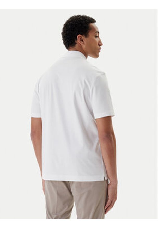 BOSS Polo Parris 50555829 Biały Regular Fit. Typ kołnierza: polo. Kolor: biały. Materiał: bawełna