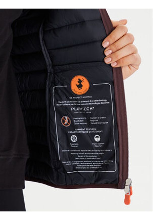 Save The Duck Kurtka przejściowa D33620W GIGA21 Bordowy Regular Fit. Kolor: czerwony. Materiał: syntetyk