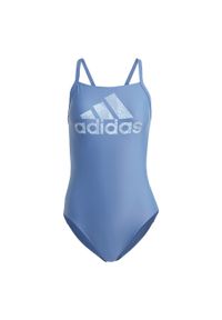 Adidas - Big Logo Swimsuit. Kolor: niebieski