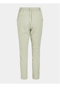 Vila Chinosy Varone 14087406 Zielony Slim Fit. Kolor: zielony. Materiał: syntetyk, wiskoza #7