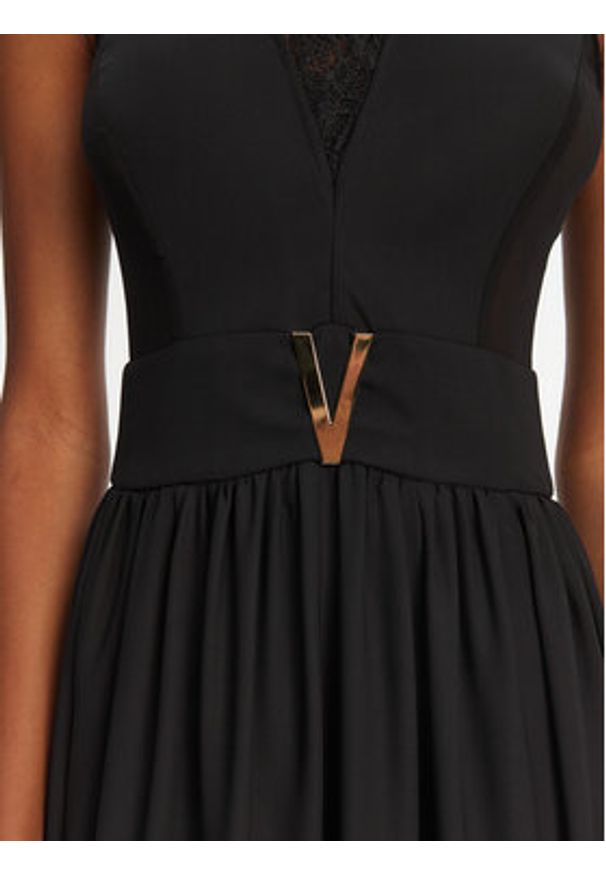 Babylon Sukienka wieczorowa EL0740 Czarny Regular Fit. Kolor: czarny. Materiał: syntetyk. Styl: wizytowy