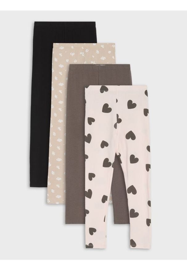 Sinsay - Legginsy 4 pack - wielobarwny