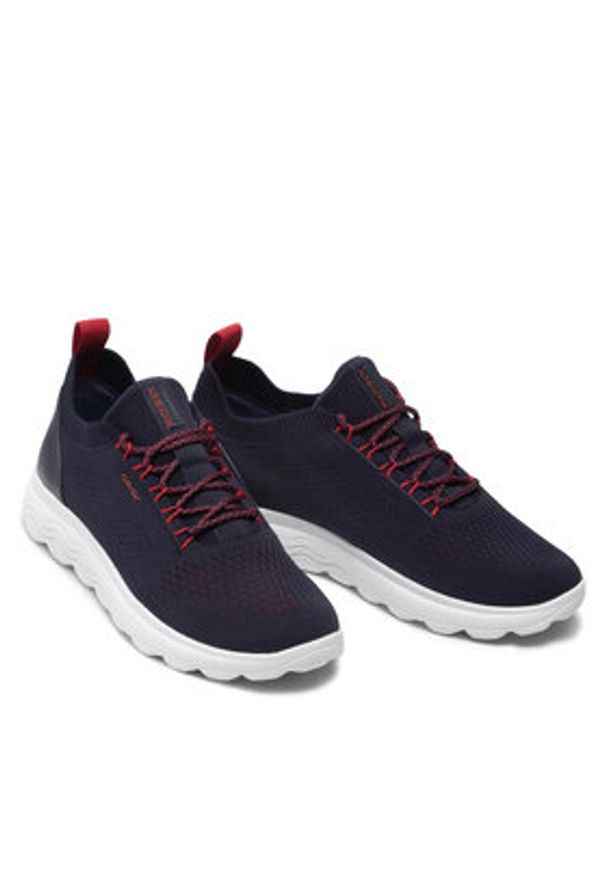 Geox Sneakersy U Spherica A U15BYA 0006K C4064 Granatowy. Kolor: niebieski. Materiał: materiał