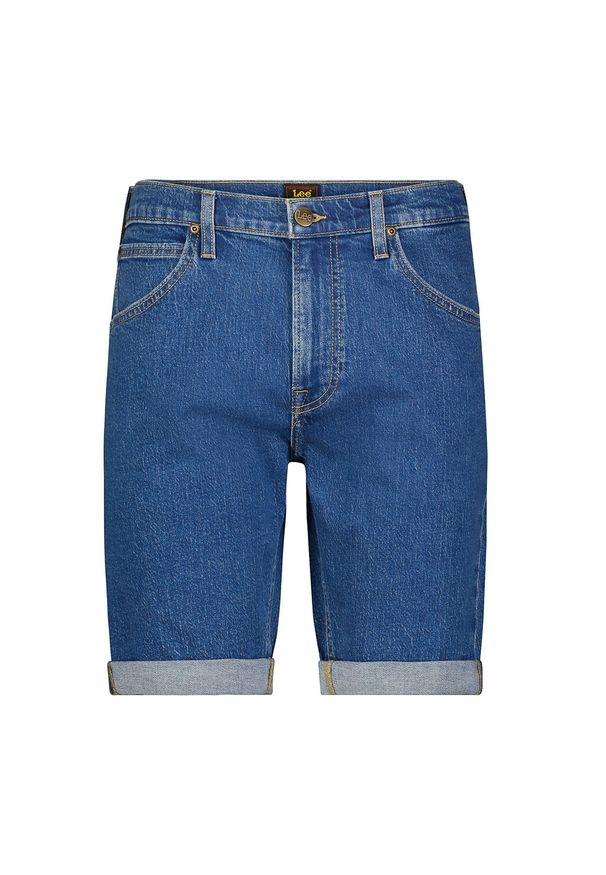 Lee - LEE MĘSKIE SPODNIE 5 POCKET SHORT LAZY RIVER 112349238 L73M016073