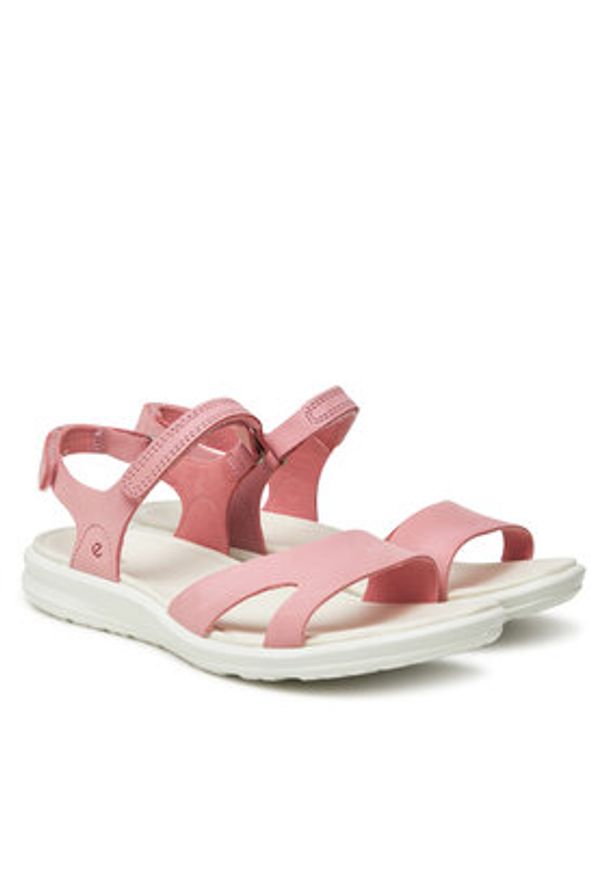 ecco - ECCO Sandały Cruise II 82188302363 Różowy. Kolor: różowy. Materiał: nubuk, skóra