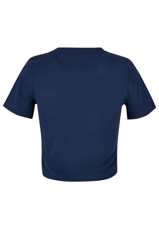 BUILD YOUR BRAND - Damska Crop Top. Kolor: niebieski