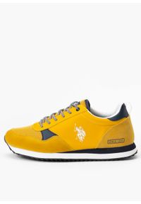 U.S. Polo Assn - Sneakersy męskie U.S. POLO BALTY003M/3TY1 YEL. Okazja: na co dzień, do pracy, na spacer. Kolor: żółty. Sport: turystyka piesza #1