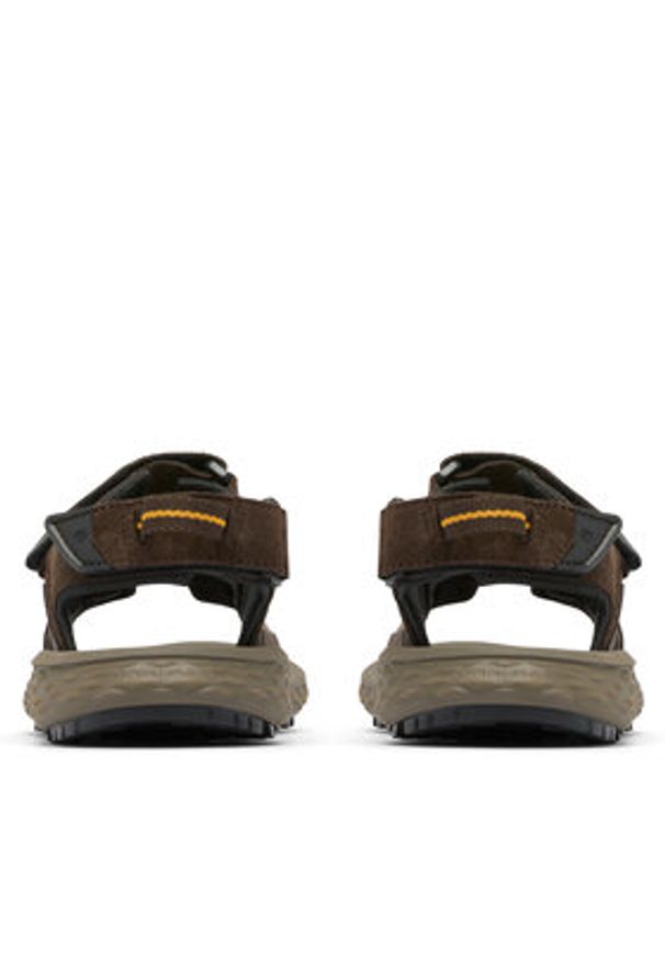columbia - Columbia Sandały KONOS™ HIKER 3-STRAP 2121571 Brązowy. Kolor: brązowy. Materiał: zamsz, skóra