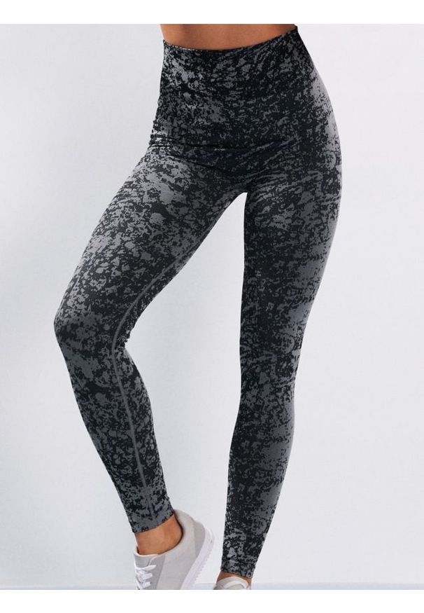 Sinsay - Legginsy sportowe - szary. Kolor: szary. Styl: sportowy
