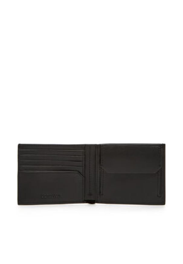 Calvin Klein Portfel męski Ck Must Mono Billfold W/ Coin LV04D1038G Czarny. Kolor: czarny. Materiał: skóra