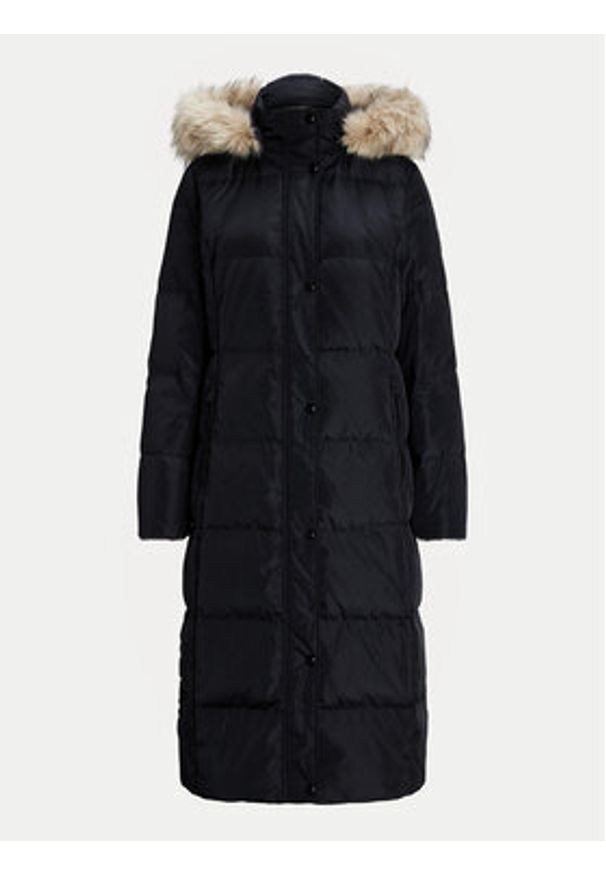 Lauren Ralph Lauren - LAUREN RALPH LAUREN Płaszcz zimowy 297957518004 Granatowy Regular Fit. Kolor: niebieski. Materiał: syntetyk. Sezon: zima